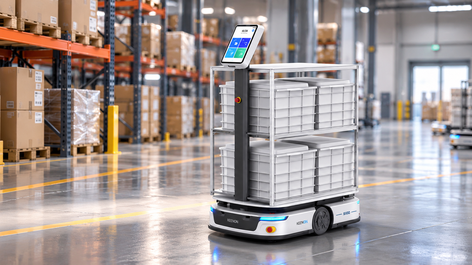 Keenon S100 in commercial operation